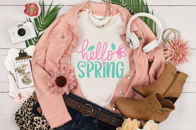 Spring Quotes SVG Hello Spring SVG dapiyupi store 