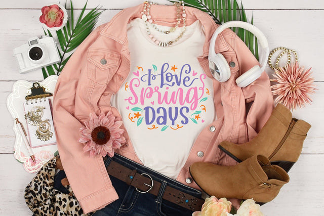 Spring Quotes SVG I Love Spring Days SVG dapiyupi store 