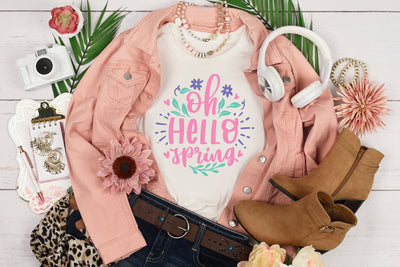 Spring Quotes SVG Oh Hello Spring SVG dapiyupi store 