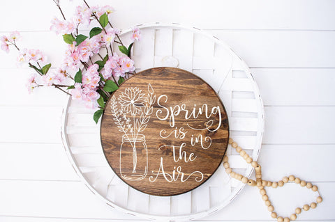 Spring Round Sign Design Bundle - Easter SVG Bundle SVG Old Market 