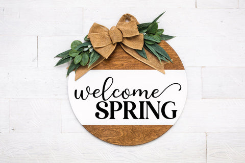 Spring Round Sign Design Bundle - Easter SVG Bundle SVG Old Market 