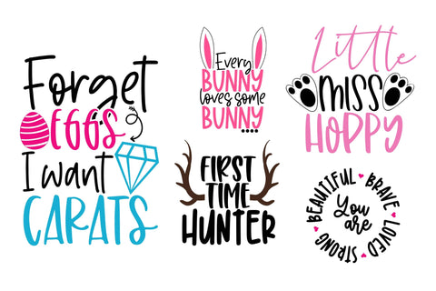 Spring Season & Easter SVG Bundle Design SVG CoralCutsSVG 