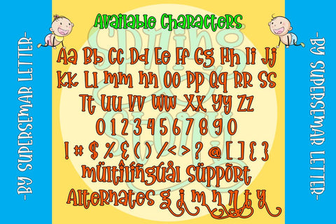 Spring Story Font Supersemar Letter 