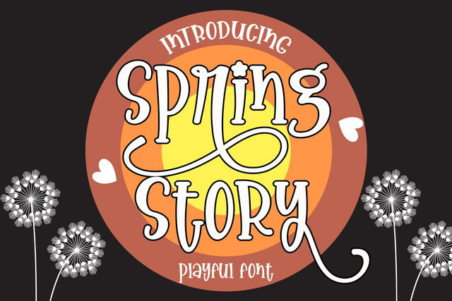 Spring Story Font Supersemar Letter 