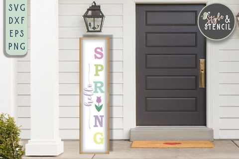 Spring Summer Porch Sign Mini Bundle SVG SVG Style and Stencil 