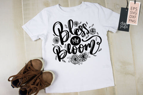 Spring SVG Bless My Bloom Quotes SVG dapiyupi store 