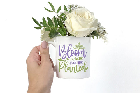 Spring SVG, Bloom Where You Are Planted, Flower SVG SVG CraftLabSVG 