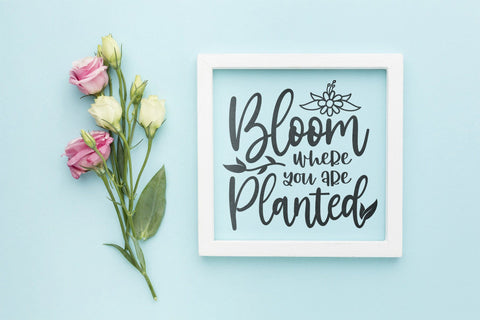 Spring SVG, Bloom Where You Are Planted, Flower SVG SVG CraftLabSVG 
