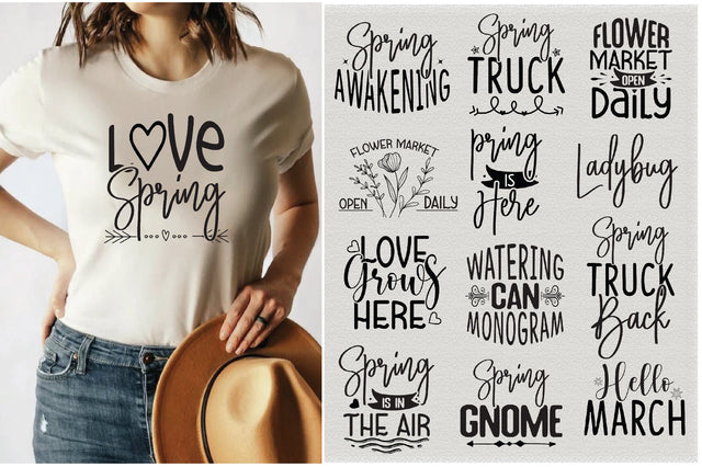 Spring Svg Bundle 20 Designs SVG Creativeart88 