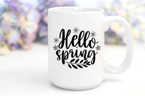 Spring SVG Bundle, Hello Spring SVG Bundle SVG DESIGNISTIC 