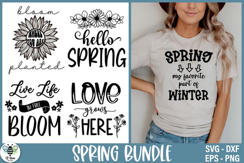 Spring SVG Bundle | Spring Cut Files SVG B Renee Design 