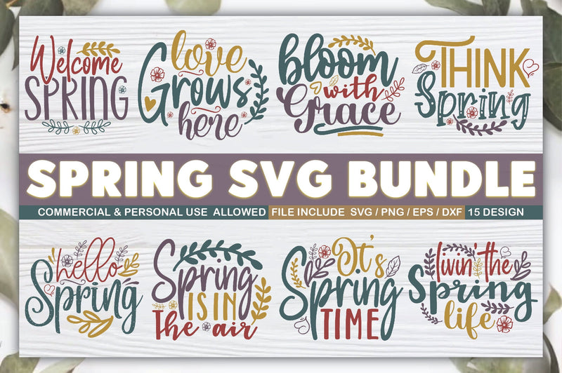 Spring SVG Bundle SVG Ariyan 