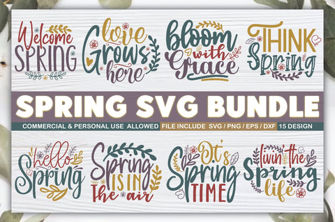 Spring SVG Bundle SVG Ariyan 