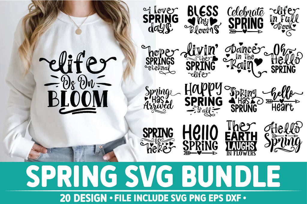 Spring SVG Bundle - So Fontsy