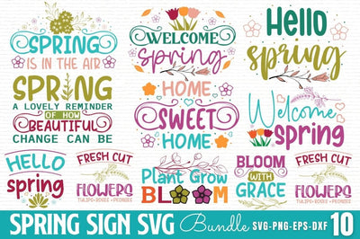 Spring SVG Bundle SVG DESIGNISTIC 