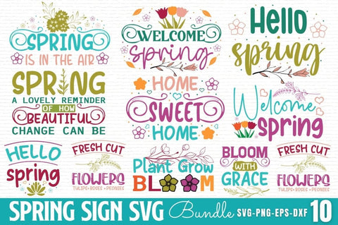 Spring SVG Bundle SVG DESIGNISTIC 