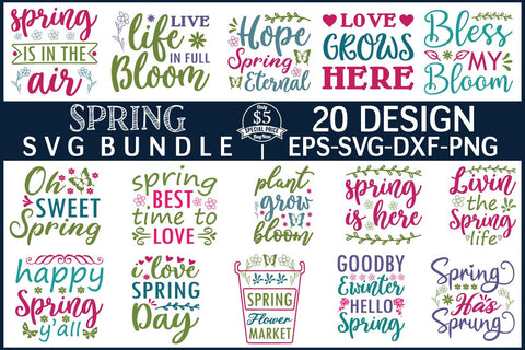 Spring Svg Bundle SVG md faruk hossain 