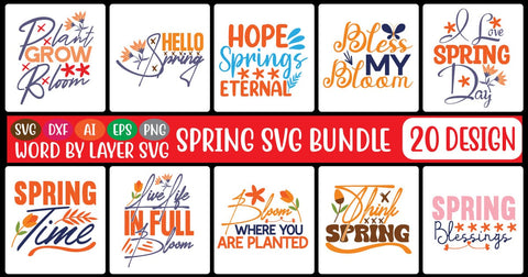 Spring SVG Bundle SVG MStudio 