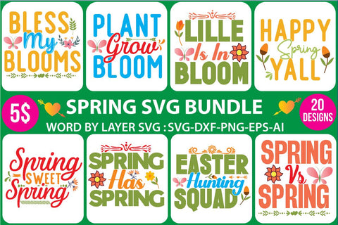 Spring SVG Bundle SVG Newmockups 