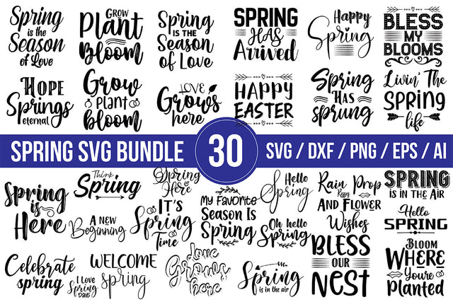Spring SVG Bundle SVG nirmal108roy 
