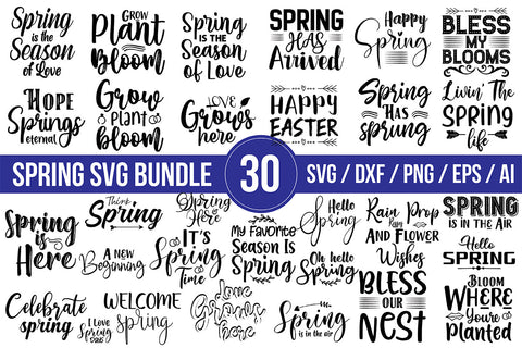 Spring SVG Bundle SVG nirmal108roy 