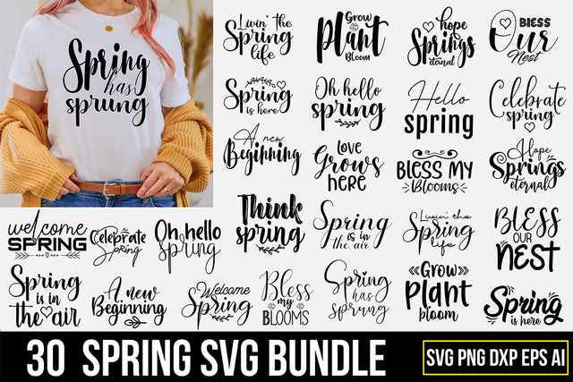 Spring SVG Bundle SVG nirmal108roy 