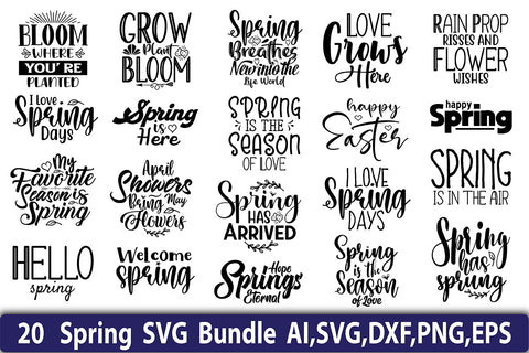 Spring SVG Bundle SVG nirmal108roy 