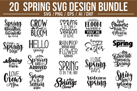 Spring SVG Bundle SVG nirmal108roy 