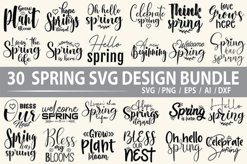 Spring SVG Bundle SVG nirmal108roy 