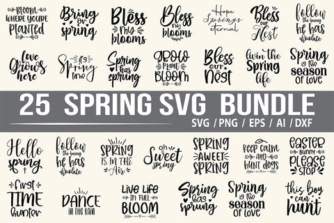 Spring SVG Bundle SVG nirmal108roy 