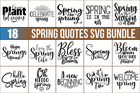 Spring SVG Bundle SVG nirmal108roy 