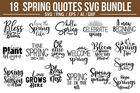 Spring SVG Bundle SVG nirmal108roy 