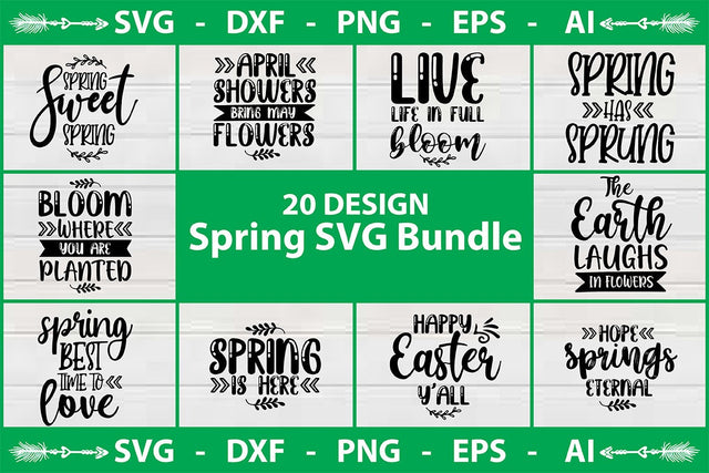 Spring SVG Bundle SVG shah alam 