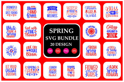 Spring Svg Bundle SVG Shahin alam 