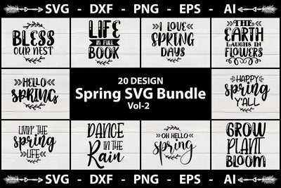 Spring SVG Bundle Vol-2 SVG shah alam 