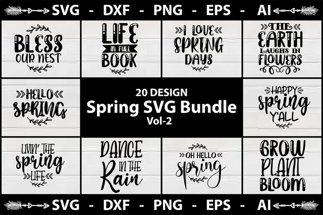 Spring SVG Bundle Vol-2 SVG shah alam 