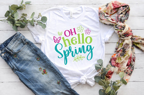 Spring Svg Bundle.Hello Spring Bundle svg Cut file, SVG Designangry 