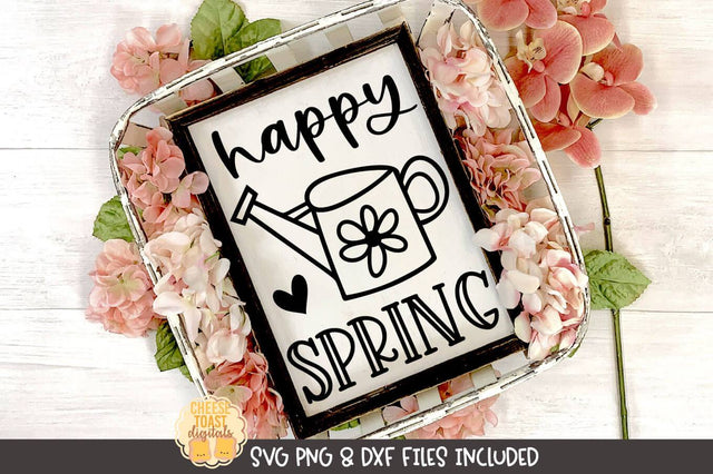 Spring SVG | Happy Spring SVG Cheese Toast Digitals 