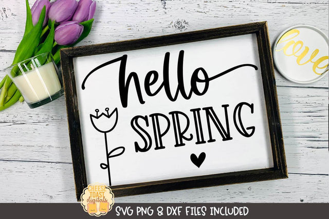 Spring SVG | Hello Spring SVG Cheese Toast Digitals 