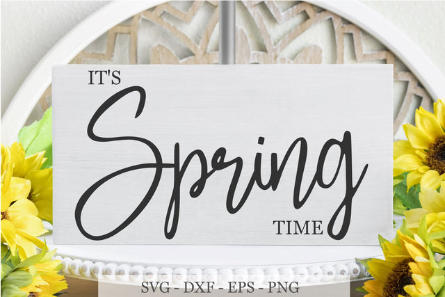 Spring SVG, Hello Spring SVG cut files SVG Chamsae Studio 