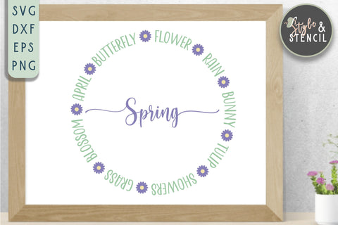 Spring SVG - Hello Spring SVG Style and Stencil 
