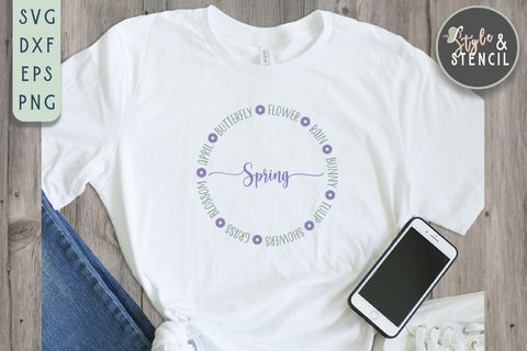 Spring SVG - Hello Spring SVG Style and Stencil 