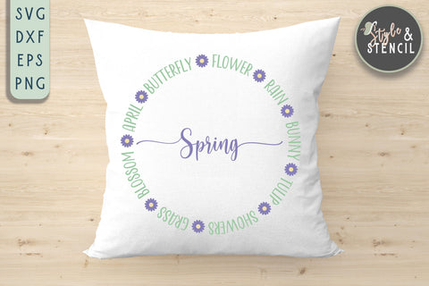 Spring SVG - Hello Spring SVG Style and Stencil 