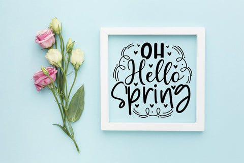Spring SVG, Oh Hello Spring, Happy Spring Day SVG CraftLabSVG 