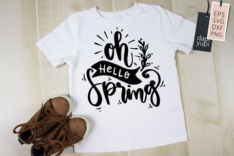 Spring SVG Oh Hello Spring Quotes SVG dapiyupi store 