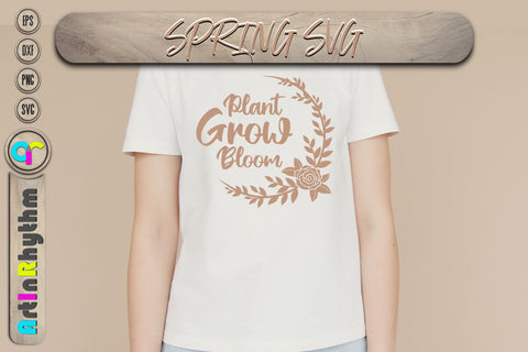 Spring svg, Plant grow bloom SVG Artinrhythm shop 