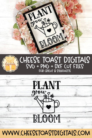 Spring SVG | Plant Grow Bloom SVG Cheese Toast Digitals 