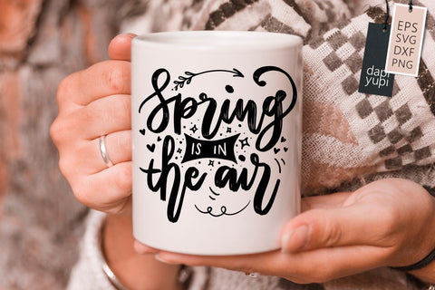 Spring SVG Spring Is In The Air Quotes SVG dapiyupi store 