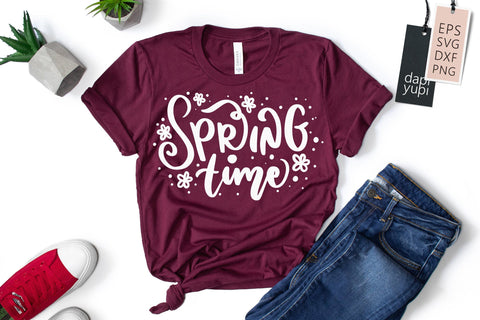 Spring SVG Spring Time Quotes SVG dapiyupi store 