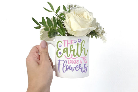 Spring SVG| The Earth Laughs In Flowers| Flowers SVG SVG CraftLabSVG 